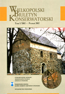 Wielkopolski Biuletyn Konserwatorski - tom pierwszy z 2002 r.
