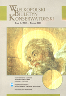 Wielkopolski Biuletyn Konserwatorski - tom drugi z 2003 r.